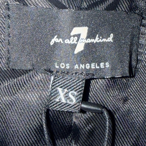 7 For All Man Kind Genuine Black Lamb Bomber Jacket w/removable fur collar NWT - Picture 4 of 16